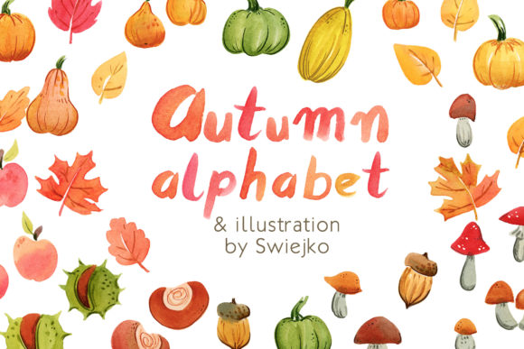 Autumn Alphabet and Illustrations